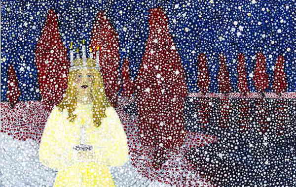 Illustration zu 'Stig in, Lucia, stig in' von Frank Walka