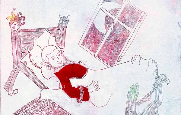 Illustration zu 'Bona nox' von Frank Walka