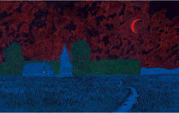 Illustration zu 'Nun ruhen alle Wälder' von Frank Walka