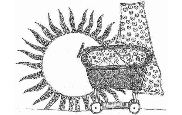 Illustration zu 'Zwei feine Stieflein hab ich an' von Frank Walka