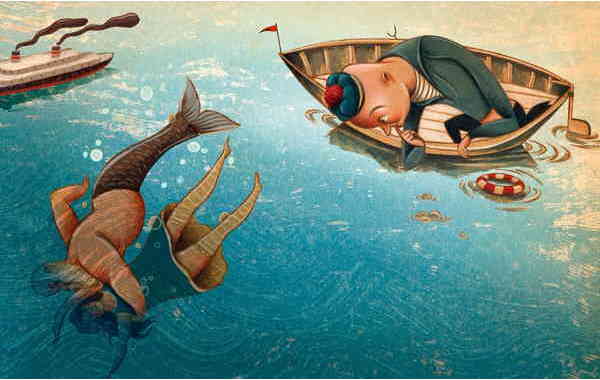 Illustration zu 'Als wir jüngst in Regensburg waren' von Christoph Mett