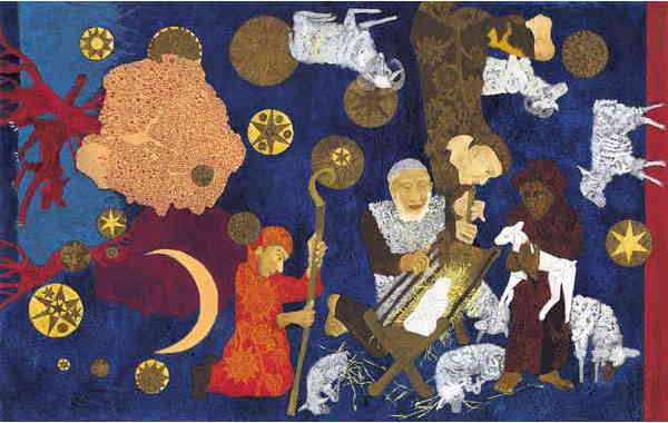 Illustration zu 'Kommet, ihr Hirten' von Frank Walka