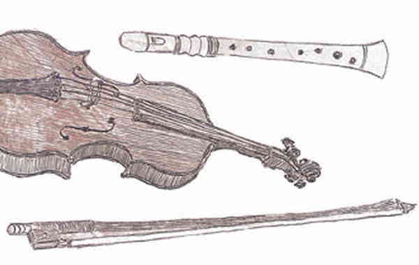 Illustration zu 'Vom Himmel hoch, o Engel, kommt' von Frank Walka