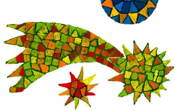 Illustration zu 'Gläns över sjö strand' von Frank Walka