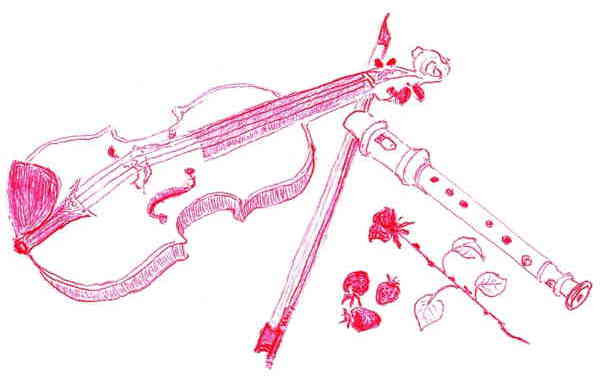 Illustration zu 'Abendständchen' von Frank Walka