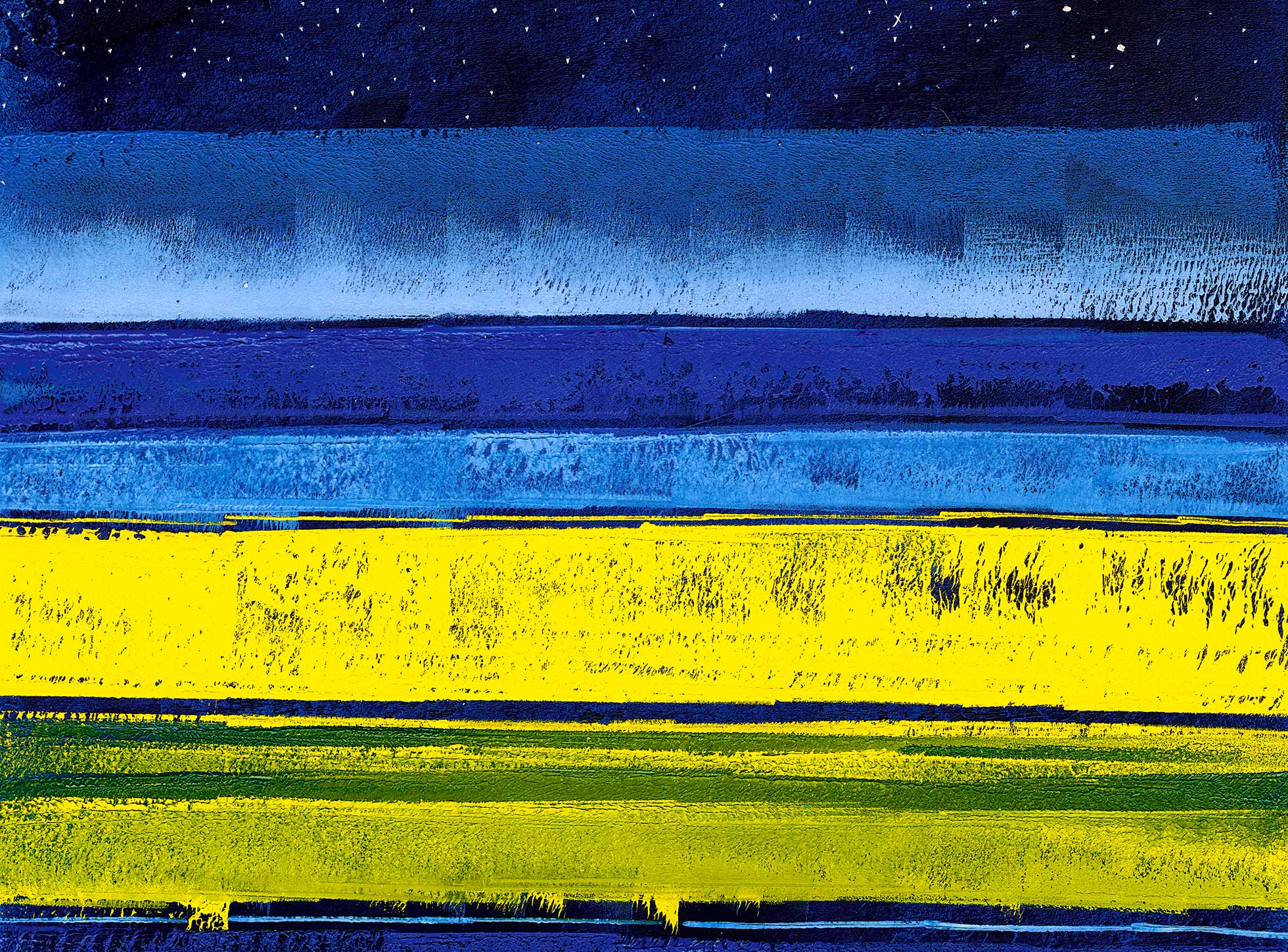 Illustration zu »Himmels Au, licht und blau« von Frank Walka