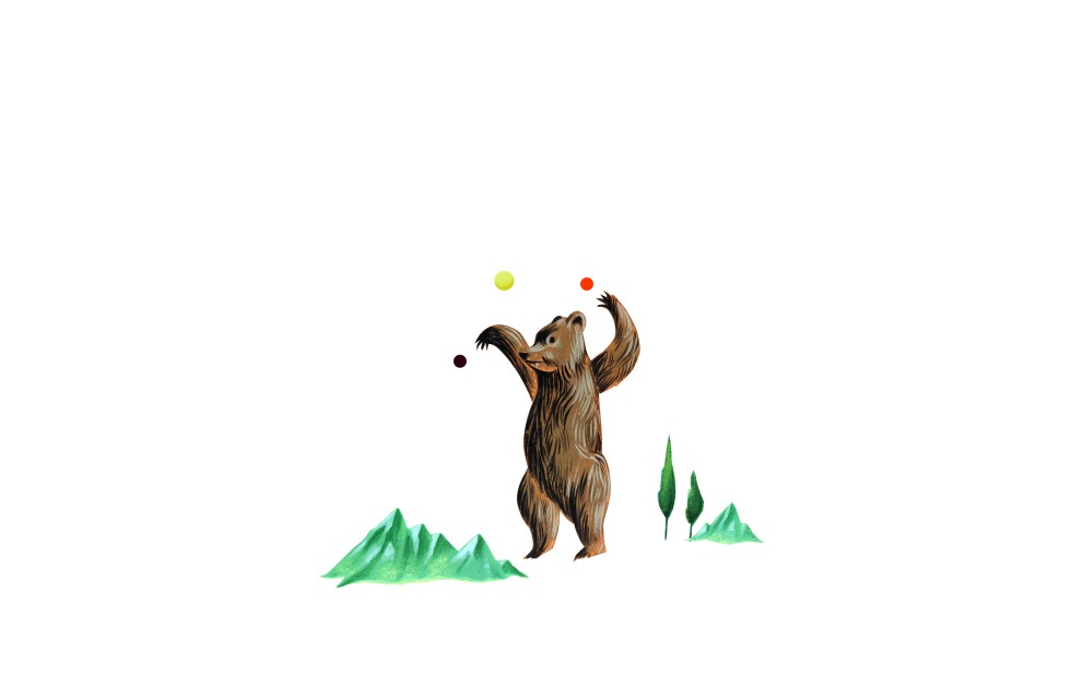 Illustration zu »O Täler weit, o Höhen« von Christoph Mett