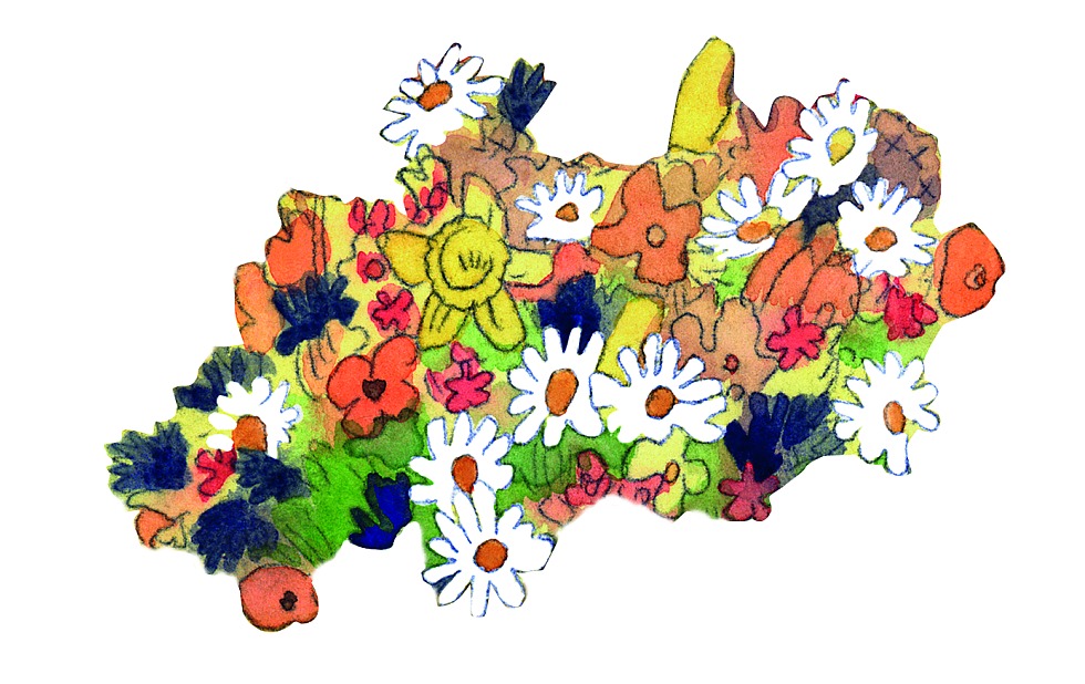 Illustration zu »Heute kam ein Sommerbote / Zarter Mohn« von Markus Lefrançois