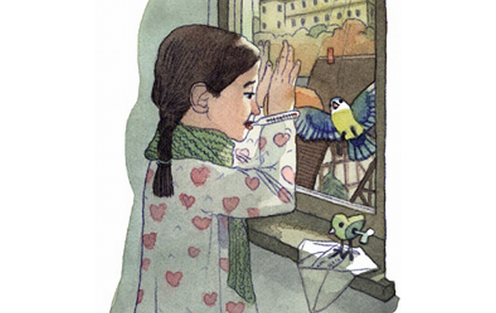 Illustration zu »Kommt ein Vogel geflogen« von Markus Lefrançois