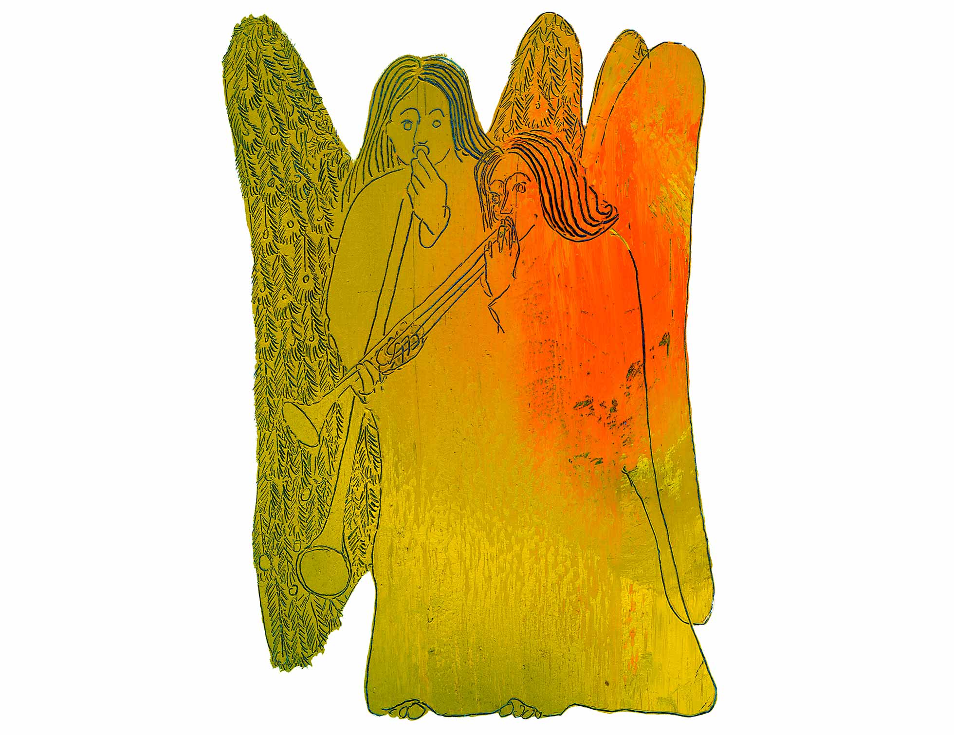 Illustration zu »When the Saints go marching in« von Frank Walka