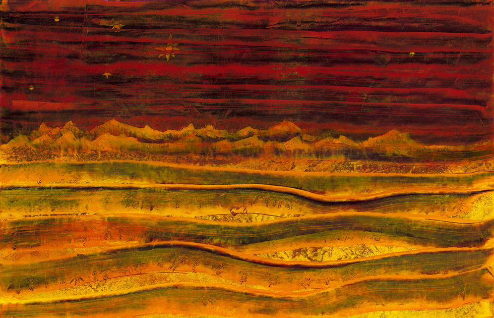 Illustration zu »Go, tell it on the mountain« von Frank Walka