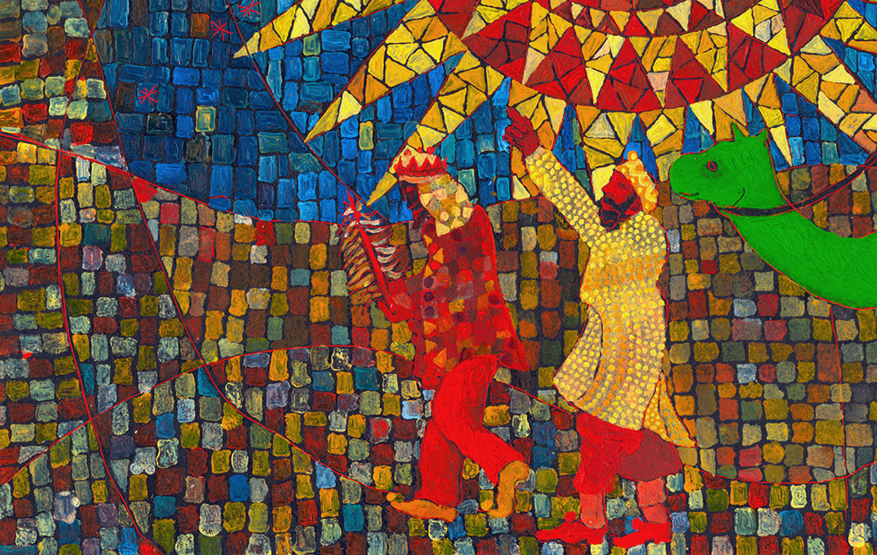 Illustration zu »Noi siamo i tre re« von Frank Walka