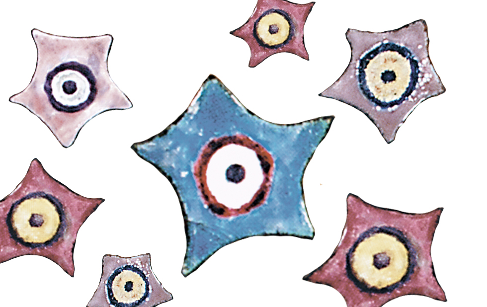 Illustration zu »Ach, wie ist's möglich dann« von Gustav Klimt