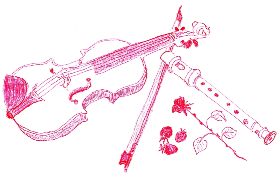 Illustration zu »Abendständchen« von Frank Walka