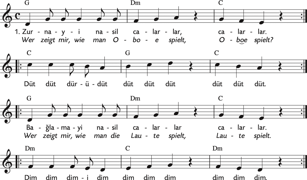 Noten 'Calgicilar / Die Musiker'